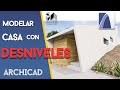 CÓMO se hace una casa con DESNIVELES en ARCHICAD? 🏘️ | Documentacion terracerías | 2020 🚀