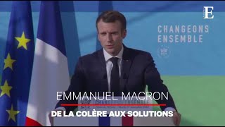 Gilets jaunes, transition énergétique : ce qu'il faut retenir du discours d'Emmanuel Macron