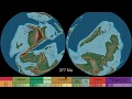 Plate tectonics, Paleogeography, & Ice Ages (dual hemispheres)