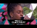 Koffee performs Toast in acoustic session at Glastonbury 2019