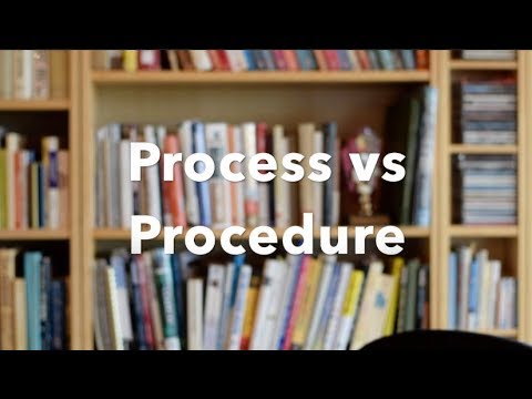 Video: Hvad er detaljerede processer og procedurer?