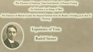 Experience of Tone By Rudolf Steiner