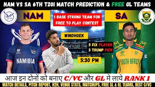 NAM vs SA Dream11 Prediction, Namibia vs South Africa Fantasy Team Analysis #namvssa screenshot 3