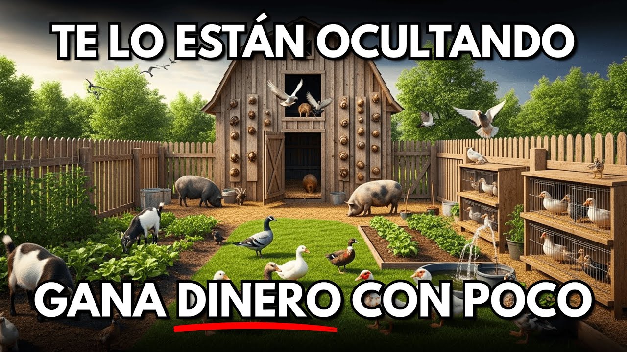 7 Animales Más RENTABLES para Criar en 1 Terreno Pequeño (Sin Rancho, Poca Agua)