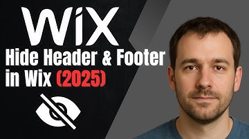 How to Hide Header & Footer on Your Wix Website (2025 Tutorial)