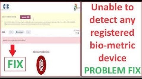 Morpho L1 Unable to detect any registered biometric device/morpho/mozila firef/chrome/mobile/problem