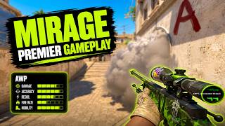 CS2 Mirage  Premier Match Full Gameplay | No Commentary [4K HDR]