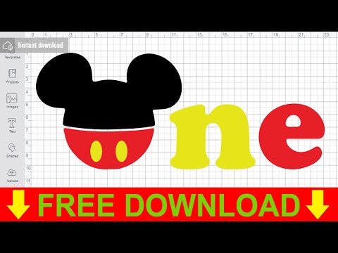 Disney First Birthday SVG Free Cutting Files for Cricut Silhouette Free Download