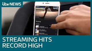 Music streaming breaks 100 billion barrier for first time | ITV News
