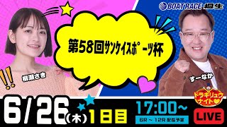 ボートレース桐生（公式）の配信のサムネイル画像