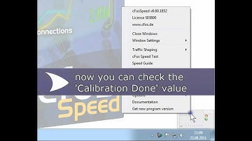 cFosSpeed 6.60 - How to calibrate your Internet connection