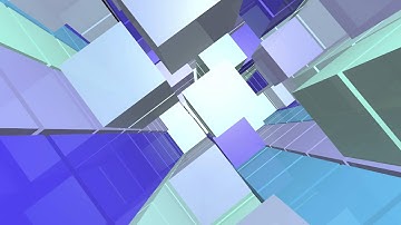 Cubes fall - 3D HD animated background #17