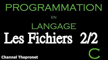les fichiers en langage c  (fopen , FILE , fclose , Exercice)  Partie 2/2