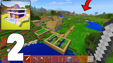 Craft World - Master Block 3D - Survival Gameplay Part 2 (DOUBLE VILLAGE)