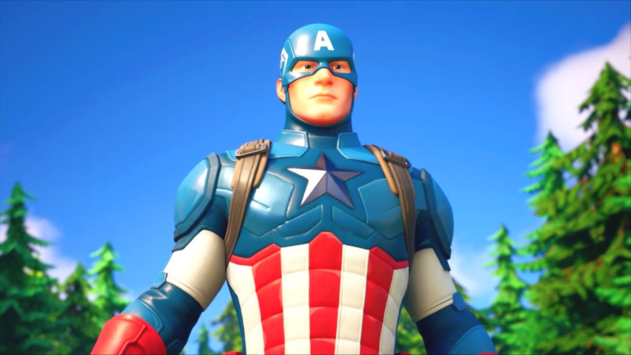 *NEW* Captain America SHIELD Gameplay showcase..! (Pickaxe/Back Bling) Fortnite Battle Royale