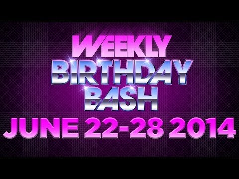 Celebrity Actor Birthdays - June 22-28 HD