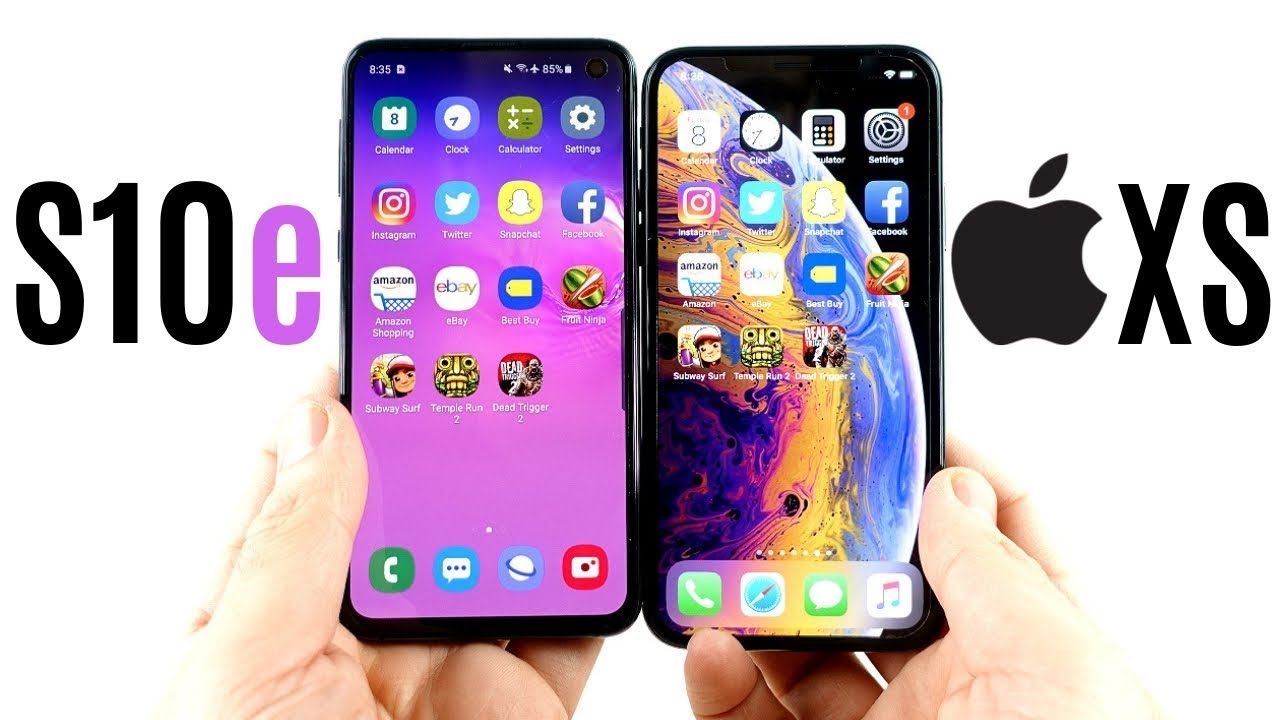 Samsung S10 Vs Iphone X