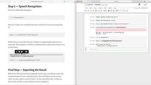 Extracting Speech from Video using Python
