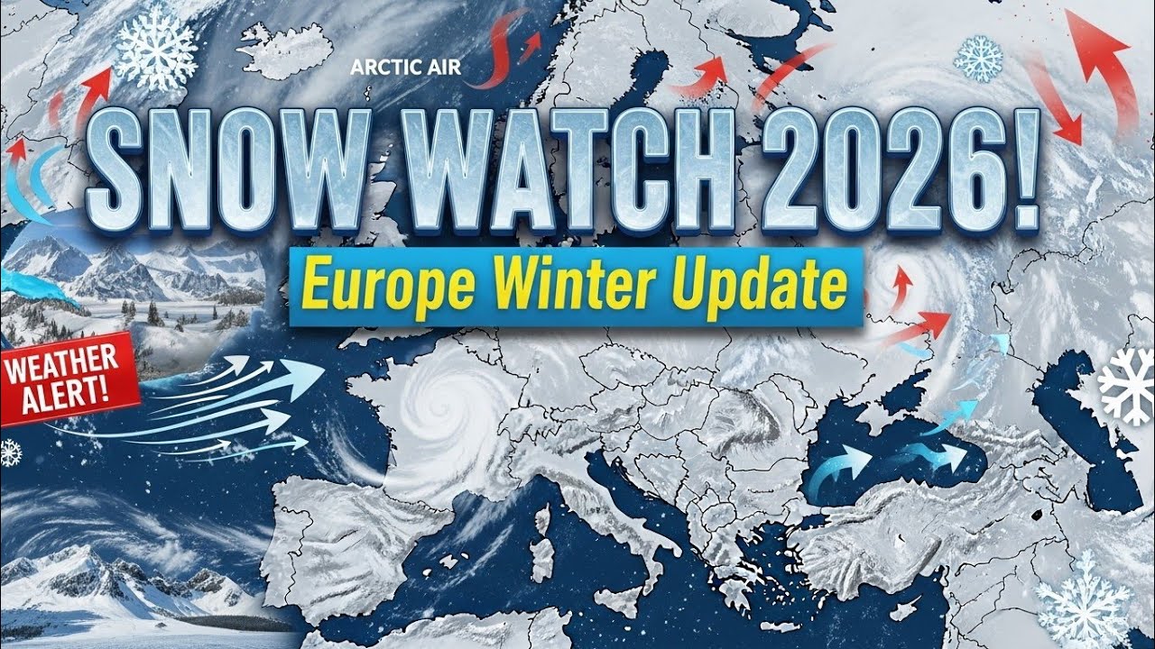 Europe Snow Watch 2026: обновление зимнего прогноза погоды