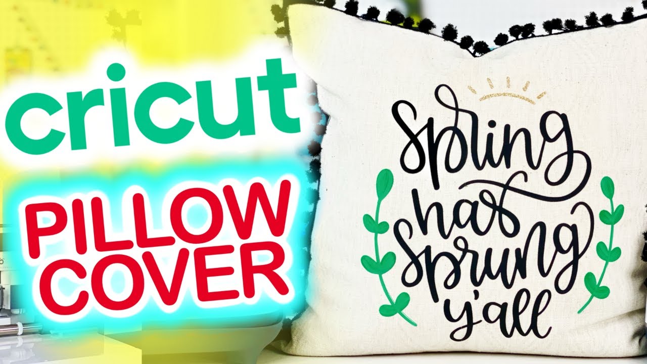 Beginner Throw Pillow Design Using The Cricut Easy Press 2