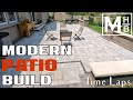 Modern Paver Patio Transformation - Start to Finish Build Time lapse.