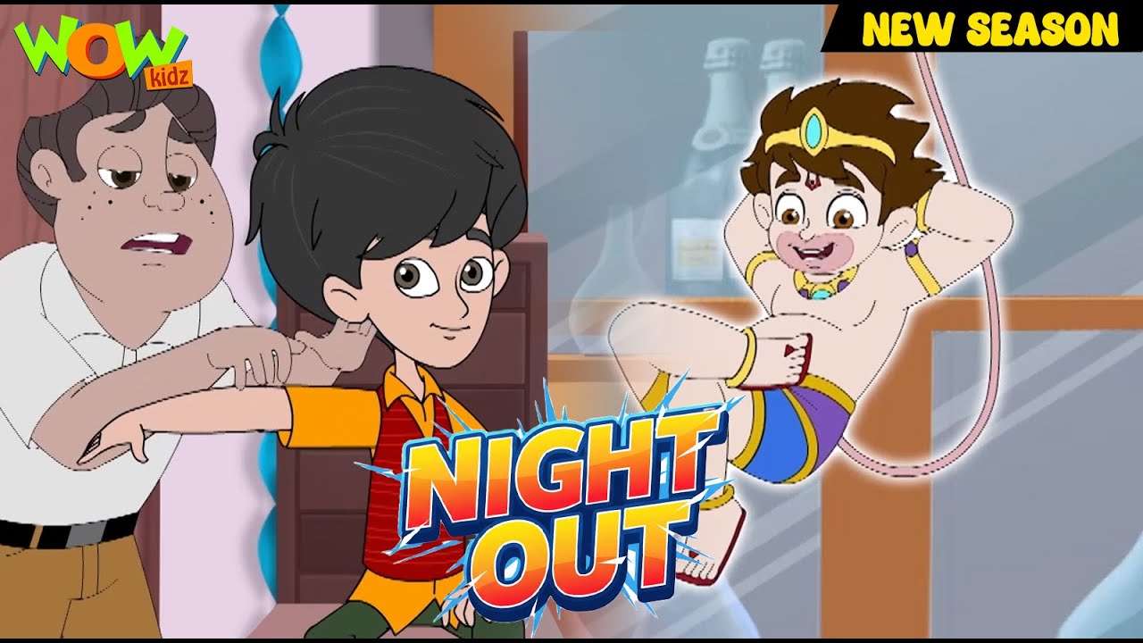 Night Out | Selfie with Bajrangi | Full Episode | Season 01 | Animation kids WowKidz 