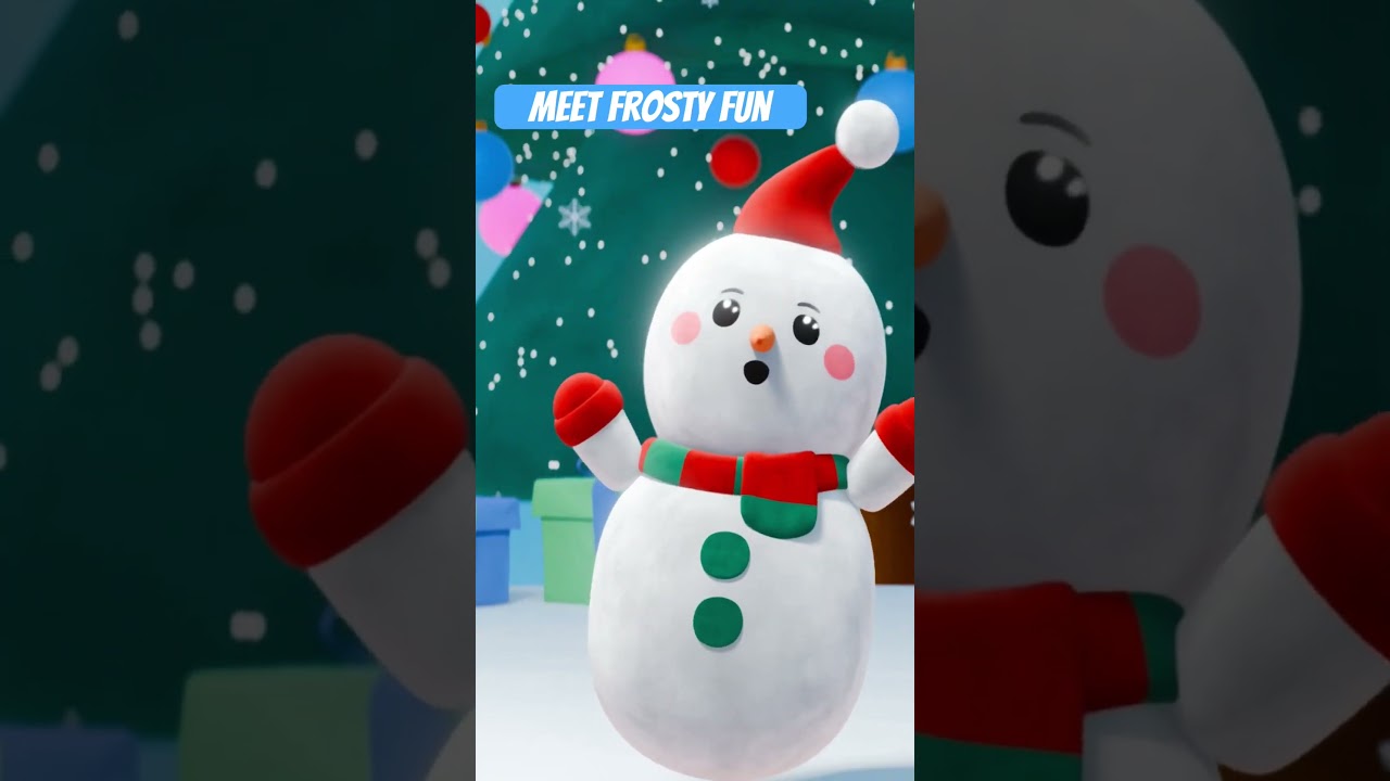 Frosty’s Fun Dance! ☃️❄️ Coolest snowman grooving to the holiday beat! 🎶 