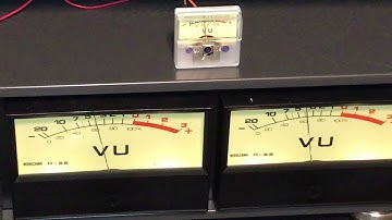 The cheap VU meter which is driven using Arduino UNO