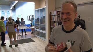 Will Shortz - 2,500th Day of Table Tennis