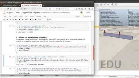 Robótica con Python - Primeros pasos en CoppeliaSim - Uso de RemoteAPI