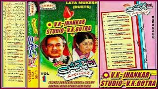 {Lata Mukesh Duets VOL 01}~Lyric Special Jhankar~{v.k.jhankar studio}