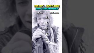 Bon Jovi VS Guns N Roses Most Streamed Songs 🎵