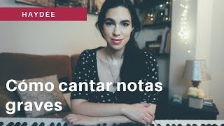 Cómo cantar notas graves. Aumenta tu registro grave