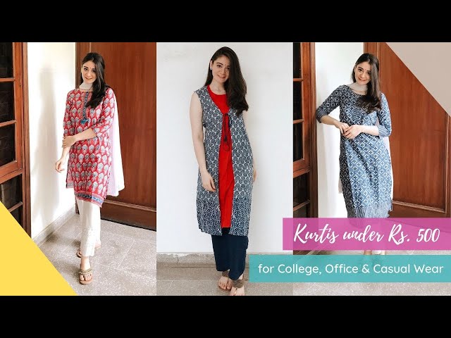 Shop Trendy & Comfortable Cotton Kurta Sets | Instore Kurtis online