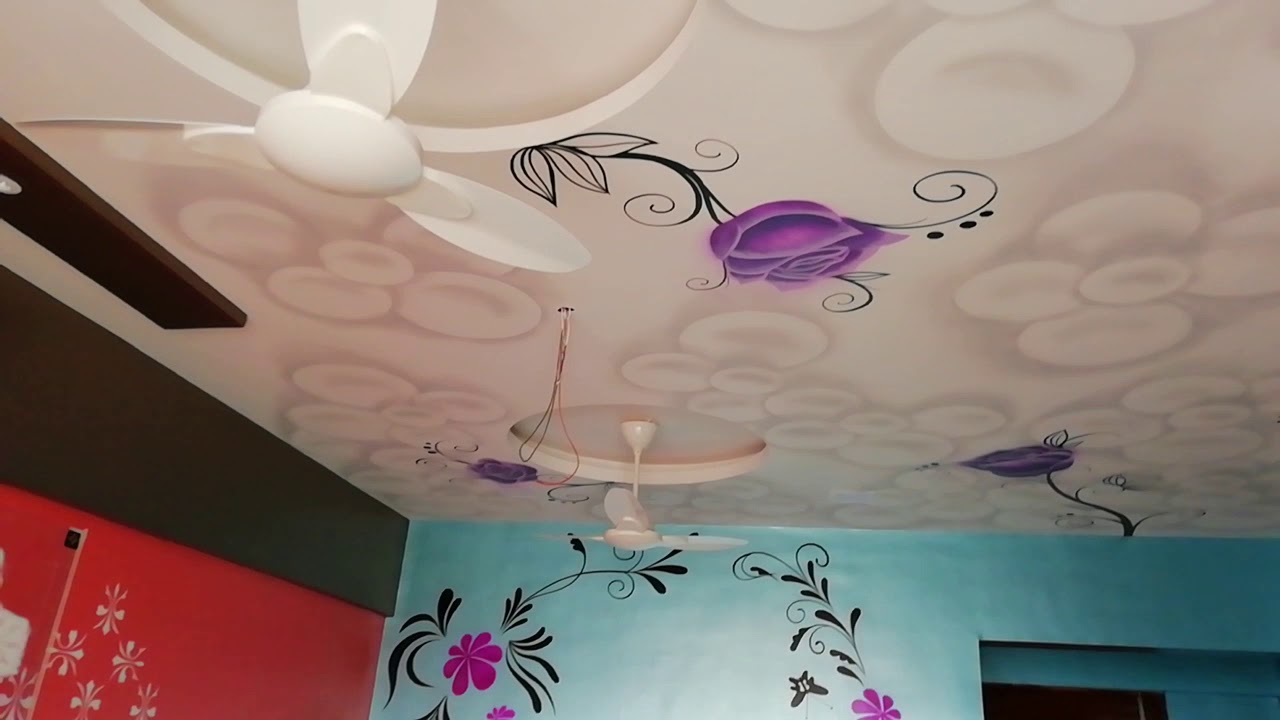 Ceiling wall paintings YouTube