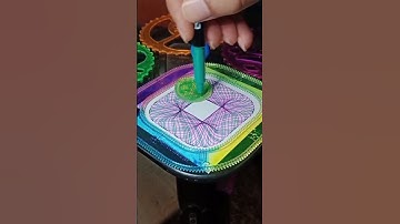 791THD. Geweldig Spirograph-patroon #spirograph