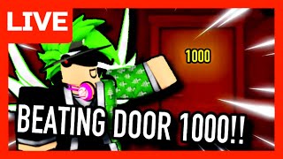 ATTEMPTING TO BEAT DOOR 1000 IN ROBLOX DOORS!! | Doors