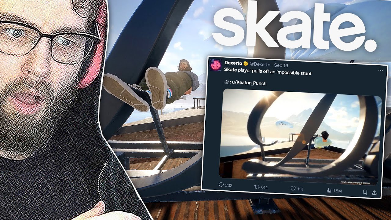 JEV ATTEMPTS VIRAL SKATE. CLIPS