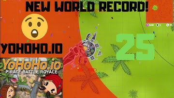 World Record 25 Kills in Yohoho.io!!! | [VR] Durant35