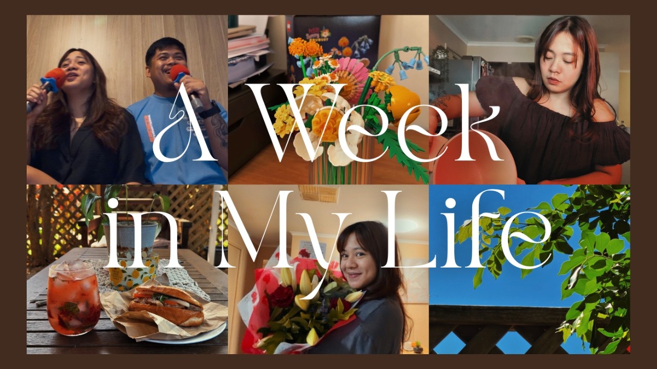 a cozy week in my life | grocery run, cooking, building my first lego botanicals, valentine's day ♡