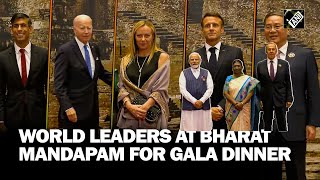 World leaders arrive at Bharat Mandapam for G-20 Gala Dinner hosted by President Droupadi Murmu