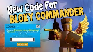 NEW CODE FOR BLOXY COMMANDER | TDS (Roblox)