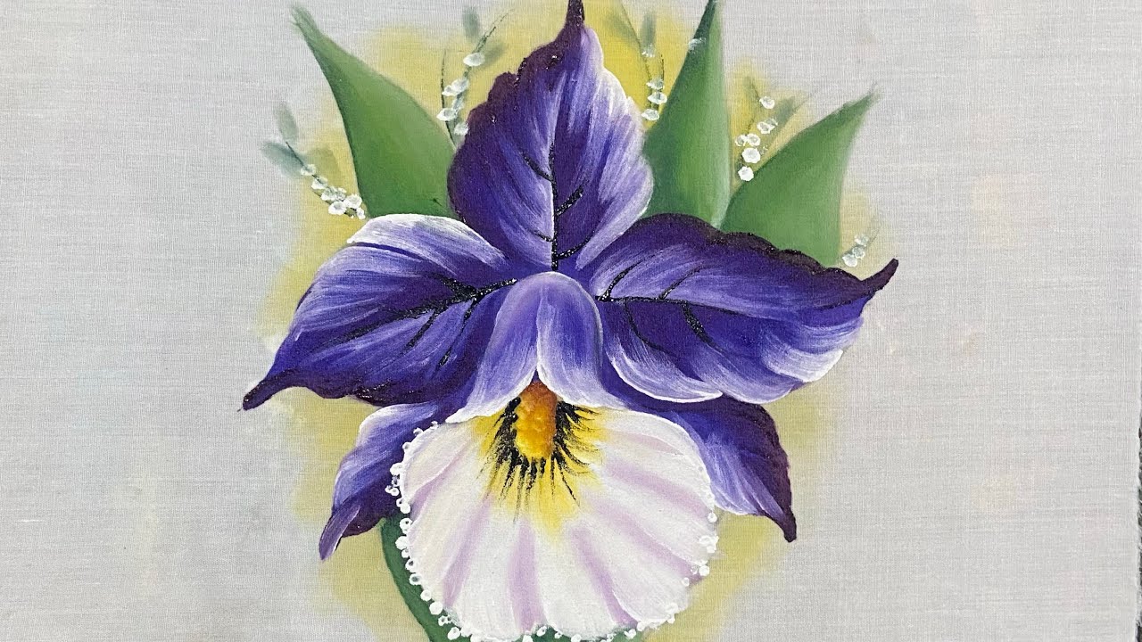 Aprenda a pintar orquídeas com facilidade