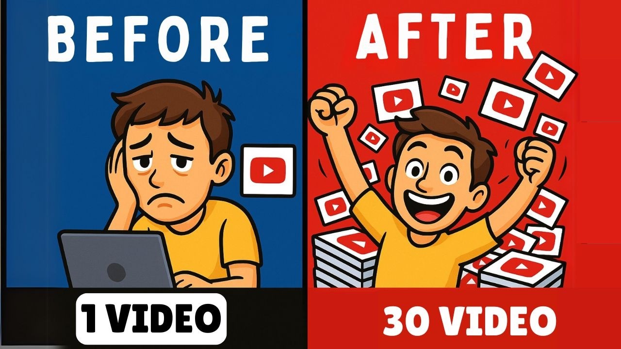 The FASTEST Way to Make 30 YouTube Videos Daily - YouTube