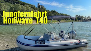 Jungfernfahrt Honwave T40 (100. Video auf diesem Kanal)