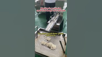 The machine for producing small fried dough twist machines can be operated by one person