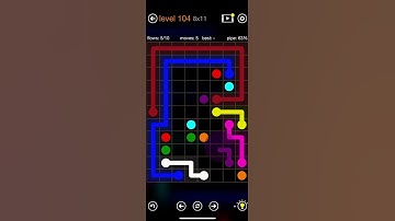 Flow Free - Rectangles - Tower Pack - Level 104 (8x11)