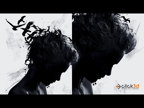 Silhouette Dispersion Effect in Photoshop | clickd