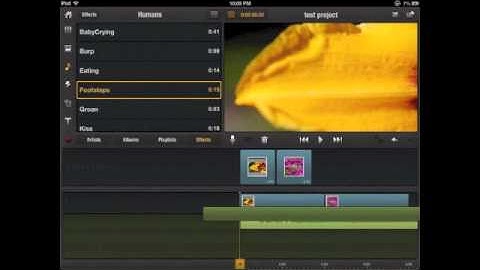 Pinnacle Studio on iPad - Tutorial 5  - Inserting and adjusting audio