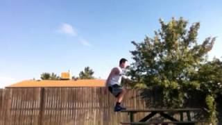 Backflip off table